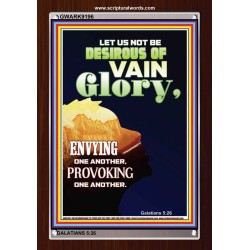 VAIN GLORY   Bible Verses Wall Art Acrylic Glass Frame   (GWARK9196)   "25X33"