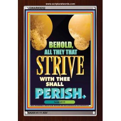 ALL THEY THAT STRIVE WITH YOU   Contemporary Christian Poster   (GWARK9252)   