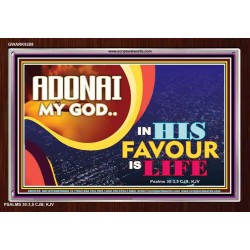 ADONAI MY GOD   Bible Verse Framed for Home Online   (GWARK9288)   