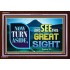 SEE THIS GREAT SIGHT    Custom Frame Scriptures   (GWARK9333)   "33X25"