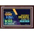 A GREAT KING IS OUR GOD THE LORD OF HOSTS   Custom Frame Bible Verse   (GWARK9348)   "33X25"