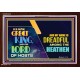 A GREAT KING IS OUR GOD THE LORD OF HOSTS   Custom Frame Bible Verse   (GWARK9348)   