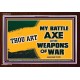 WEAPONS OF WAR   Christian Quotes Framed   (GWARK9434)   