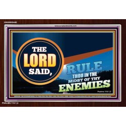 RULE IN THE MIDST OF THY ENEMIES   Contemporary Christian Poster   (GWARK9440)   