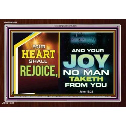 YOUR HEART SHALL REJOICE   Christian Wall Art Poster   (GWARK9464)   