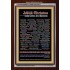 NAMES OF JESUS CHRIST WITH BIBLE VERSE IN GERMAN LANGUAGE {Namen Jesu Christi}   Acrylic Glass Frame  (GWARKNAMESOFCHRISTDEUTSCH)   "25X33"