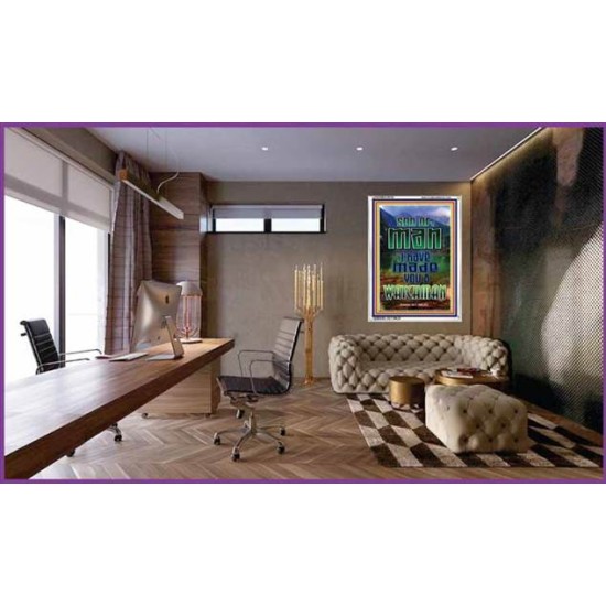 A WATCHMAN   Framed Sitting Room Wall Decoration   (GWARMOUR8185)   