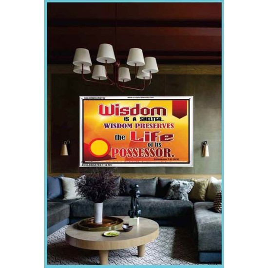 WISDOM   Framed Bible Verse   (GWARMOUR6782)   