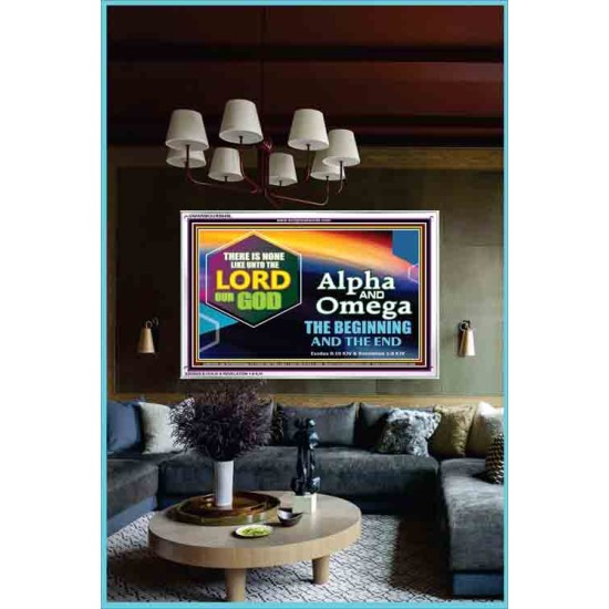 ALPHA AND OMEGA   Christian Quotes Framed   (GWARMOUR8649L)   