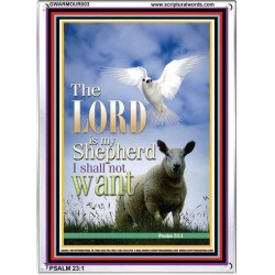 THE LORD IS MY SHEPHERD   Frame Bible Verse   (GWARMOUR003)   