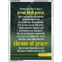 APPROACH THE THRONE OF GRACE   Encouraging Bible Verses Frame   (GWARMOUR080)   