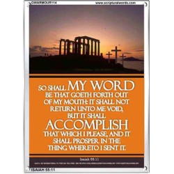THE WORD OF GOD    Bible Verses Poster   (GWARMOUR114)   
