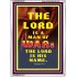 THE LORD IS A MAN OF WAR   Bible Verse Art Prints   (GWARMOUR120)   "12X18"