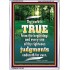 THY WORD IS TRUE FROM THE BEGINNING   Framed Bible Verses   (GWARMOUR1214)   "12X18"
