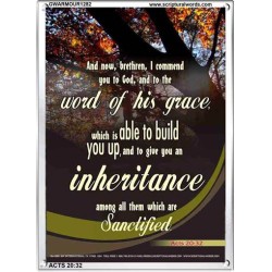 THE WORD OF HIS GRACE   Frame Bible Verse   (GWARMOUR1282)   