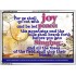 YE SHALL GO OUT WITH JOY   Frame Bible Verses Online   (GWARMOUR1535)   "18X12"