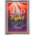THE LORD  SHALL FIGHT FOR YOU   contemporary Christian Art Frame   (GWARMOUR153A)   "12X18"
