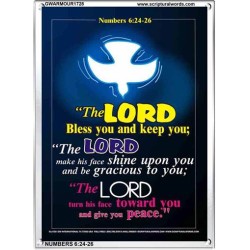 THE LORD BLESS YOU   Contemporary Christian Wall Art   (GWARMOUR1728)   