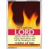 WALL OF FIRE ROUND ABOUT YOU   Bible Verses Poster   (GWARMOUR186)   "12X18"