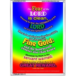 THERE IS A GREAT REWARD   Bible Verses  Picture Frame Gift   (GWARMOUR1916)   