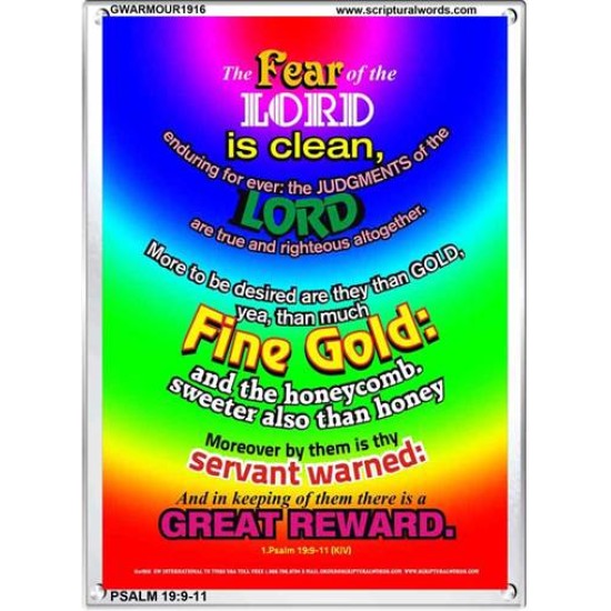 THERE IS A GREAT REWARD   Bible Verses  Picture Frame Gift   (GWARMOUR1916)   