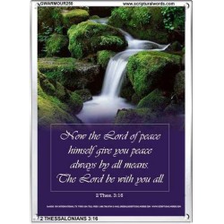 THE LORD BE WITH YOU   Inspirational Wall Art Frame   (GWARMOUR250)   