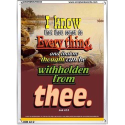 THOU CANST DO EVERYTHING   Christian Quote Framed   (GWARMOUR3033)   