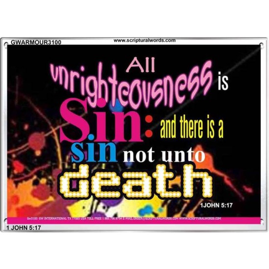 UNRIGHTEOUSNESS IS SIN   Modern Art   (GWARMOUR3100)   