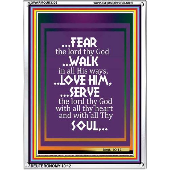 WALK IN ALL HIS WAYS   Scripture Art Prints   (GWARMOUR3306)   