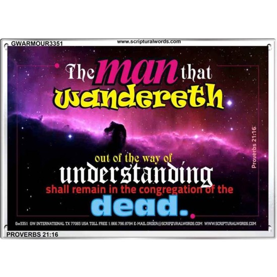 UNDERSTANDING   Inspirational Bible Verse Framed   (GWARMOUR3351)   