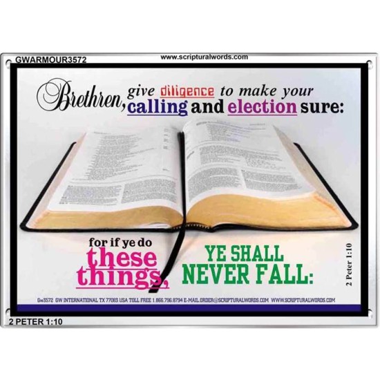 YOUR CALLING   Frame Bible Verses Online   (GWARMOUR3572)   