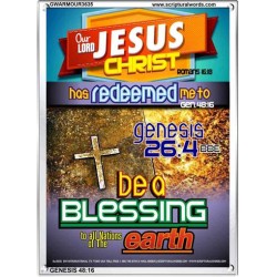 TO BE A BLESSING   Bible Verses    (GWARMOUR3635)   