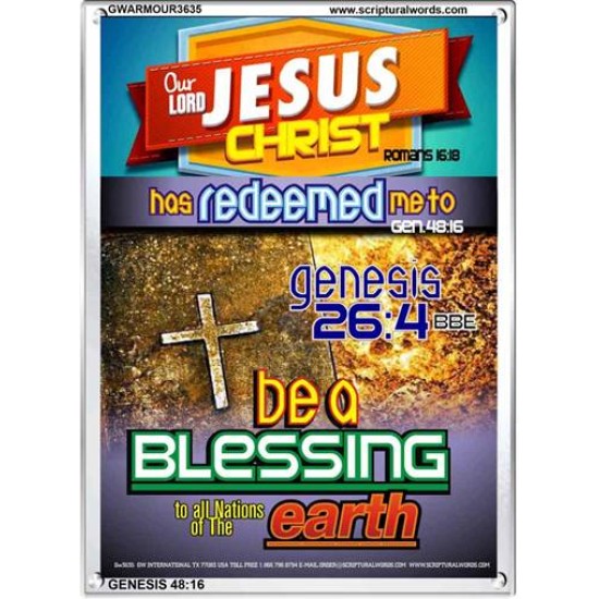 TO BE A BLESSING   Bible Verses    (GWARMOUR3635)   
