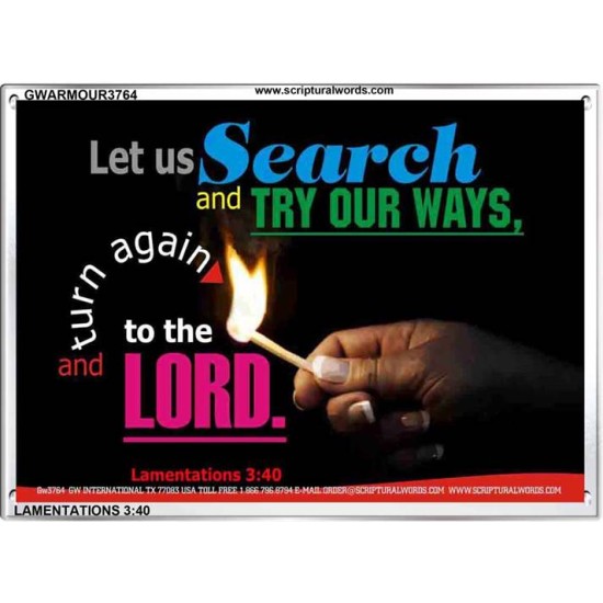 TRY OUR WAYS   Bible Verses Frames Online   (GWARMOUR3764)   