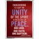 UNITY OF THE SPIRIT   Acrylic Glass Frame Scripture Art   (GWARMOUR3995)   