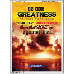 THINE EXCELLENCY   Contemporary Christian Poster   (GWARMOUR4492)   