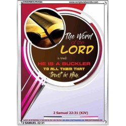 THE WORD OF THE LORD   Framed Hallway Wall Decoration   (GWARMOUR4544)   
