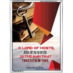 THE MAN THAT TRUST THE LORD   Frame Bible Verse   (GWARMOUR4566)   