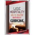 USE HOSPITALITY   Modern Christian Wall Dcor Frame   (GWARMOUR4667)   "12X18"