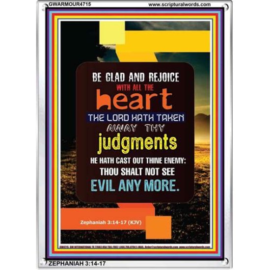 WITH ALL THE HEART   Scripture Art Prints   (GWARMOUR4715)   