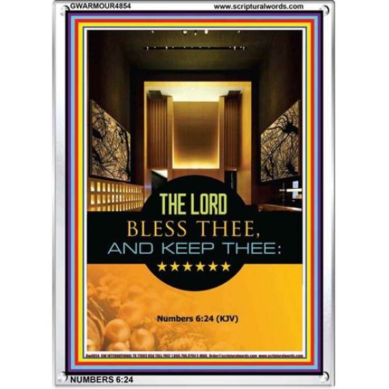 THE LORD BLESS THEE   Contemporary Christian Poster   (GWARMOUR4854)   