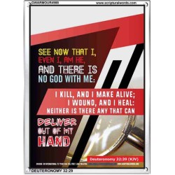 THERE IS NO GOD WITH ME   Bible Verses Frame for Home Online   (GWARMOUR4988)   