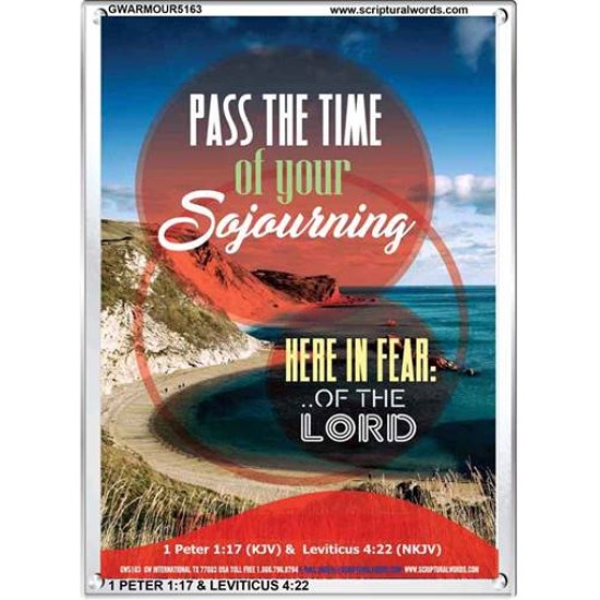 TIME OF YOUR SOJOURNING   Printable Bible Verses to Frame   (GWARMOUR5163)   