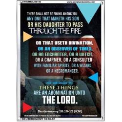 ABOMINATION UNTO THE LORD   Scriptures Wall Art   (GWARMOUR5190)   