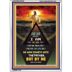 THE WAY THE TRUTH AND THE LIFE   Inspirational Wall Art Wooden Frame   (GWARMOUR5352)   