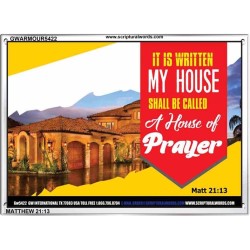 A HOUSE OF PRAYER   Scripture Art Prints   (GWARMOUR5422)   