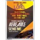 THE VOICE OF THE LORD   Scripture Wooden Frame   (GWARMOUR5440)   