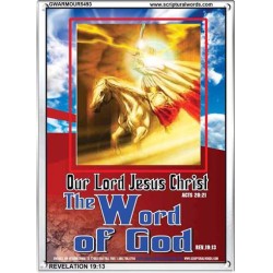 THE WORD OF GOD   Framed Religious Wall Art    (GWARMOUR5493)   