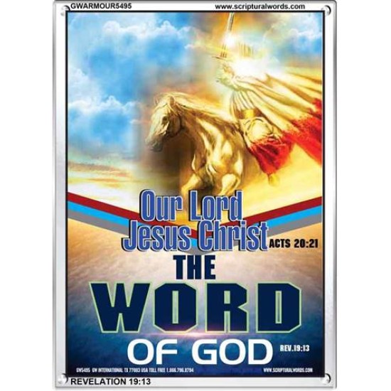 THE WORD OF GOD   Bible Verse Art Prints   (GWARMOUR5495)   