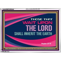 WAIT UPON THE LORD   Business Motivation Art   (GWARMOUR5545)   "18X12"